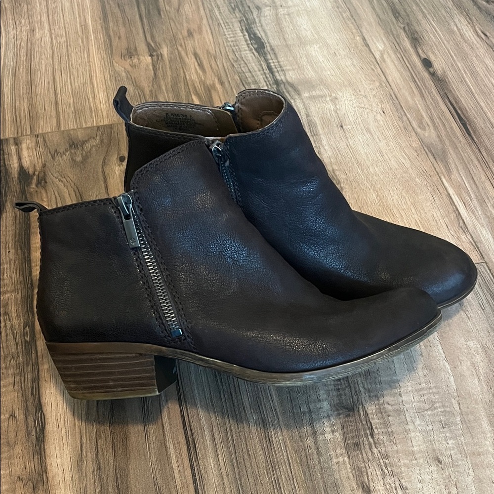 Women's Brown Ankle Boots Lucky Brand Basel